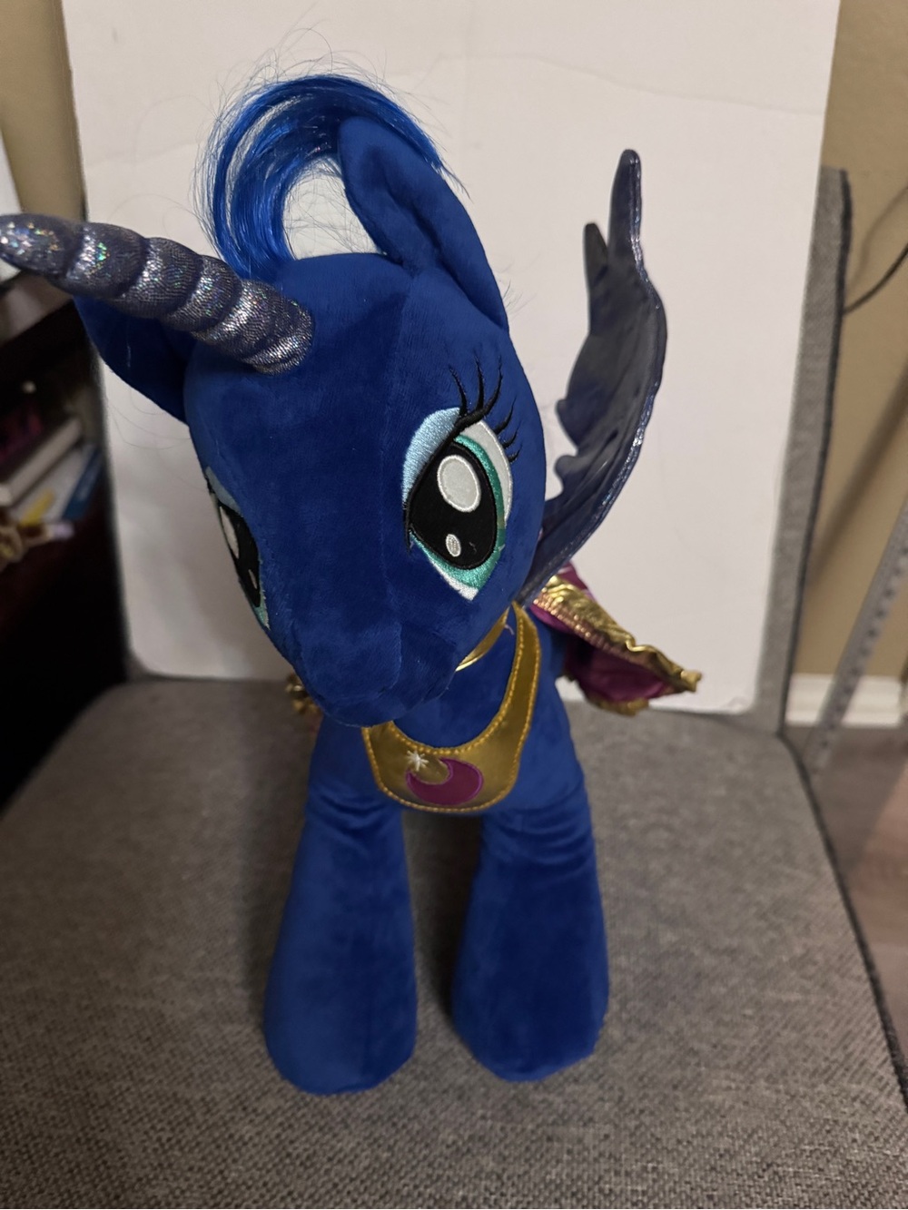 Unicorn Pegasus 2015 Build a Bear My Little Pony Princess Luna with Skirt 18. - Picture 4 of 15